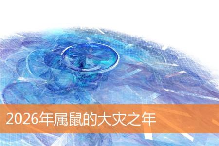 2026年属鼠的大灾之年